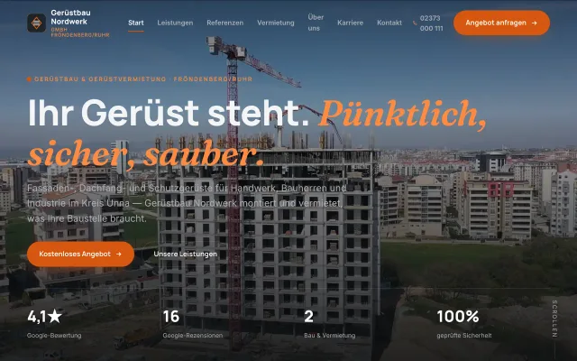 Design-Demo – Gerüstbau