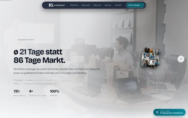 KI-Kandidat – Recruiting-Plattform