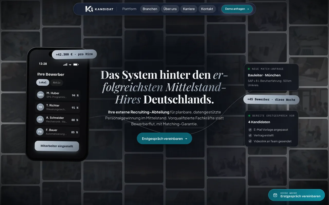 KI-Kandidat – Recruiting-Plattform