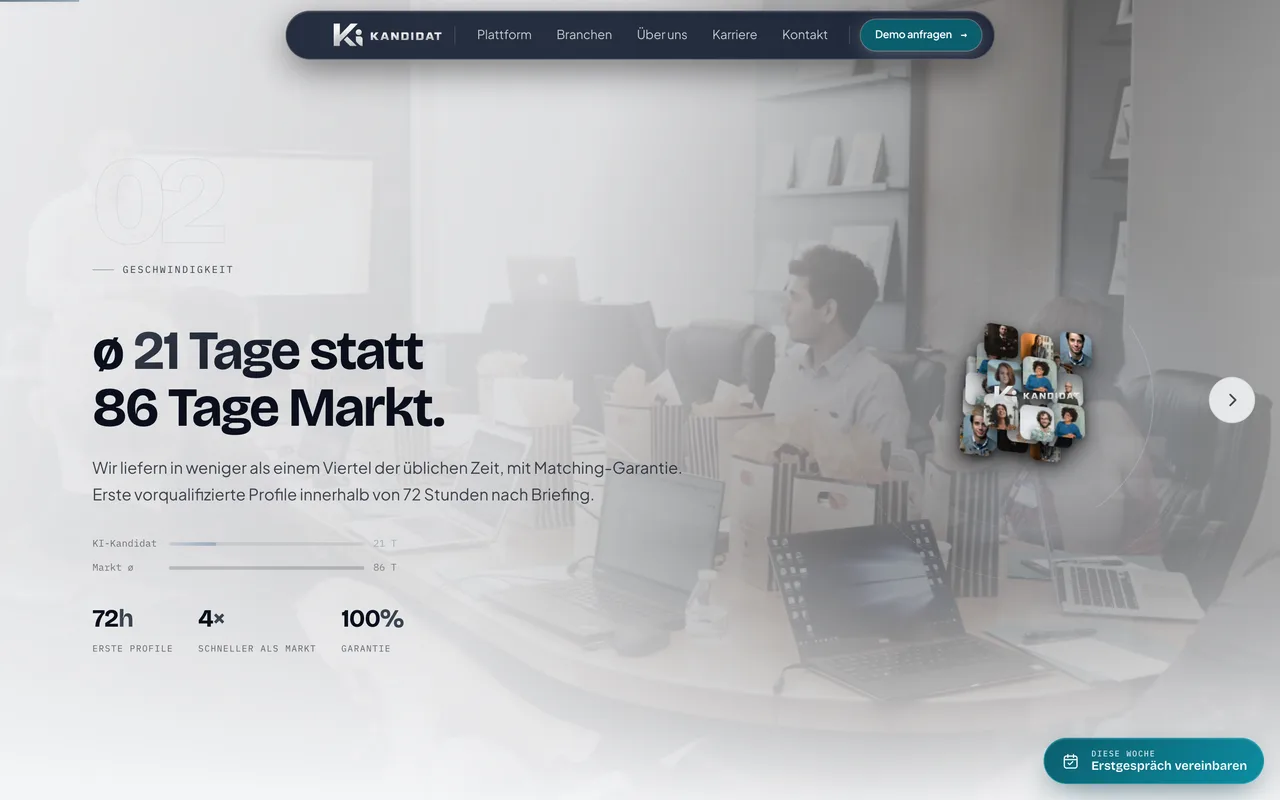 KI-Kandidat – Recruiting-Plattform