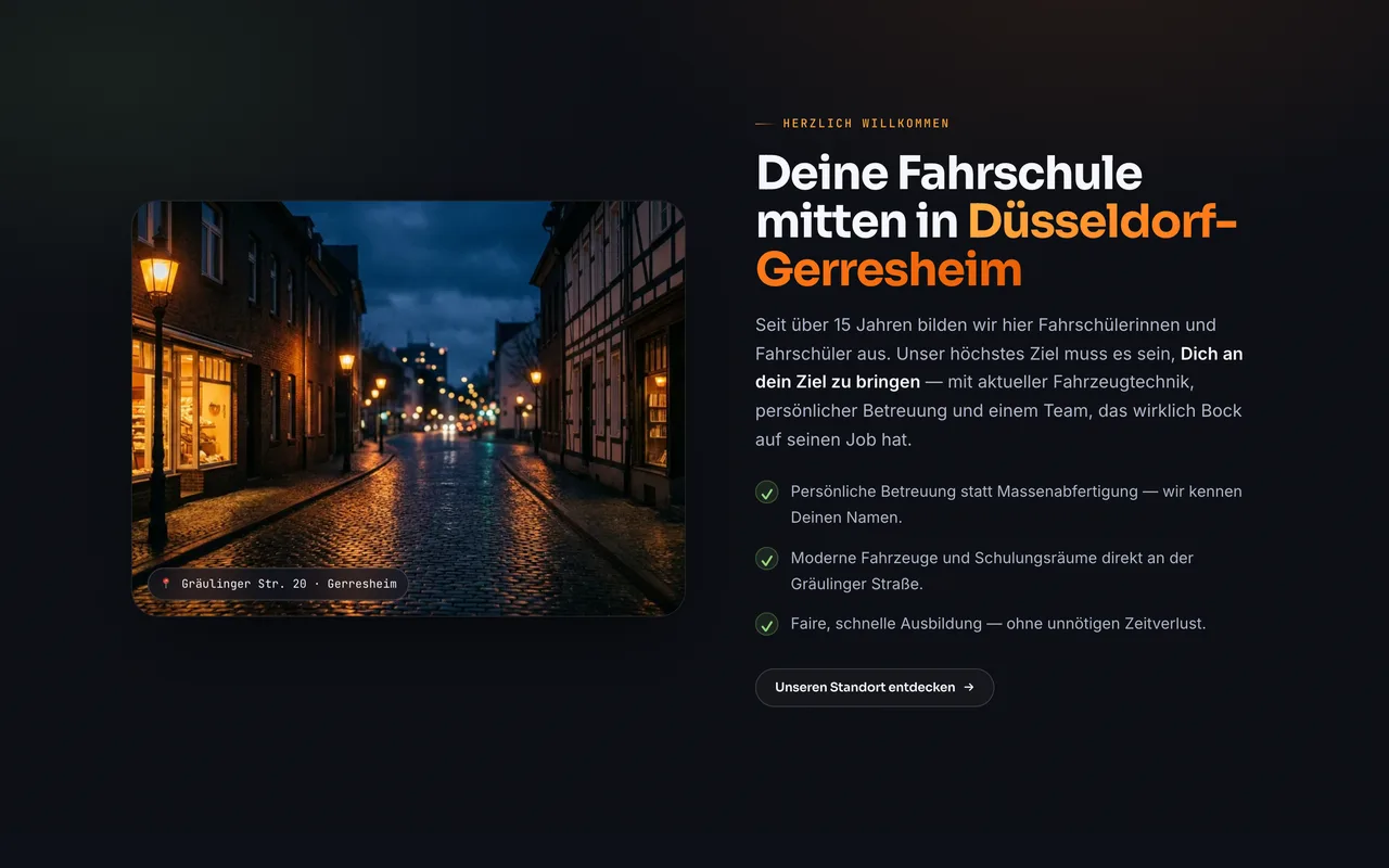 Fahrschul-Website