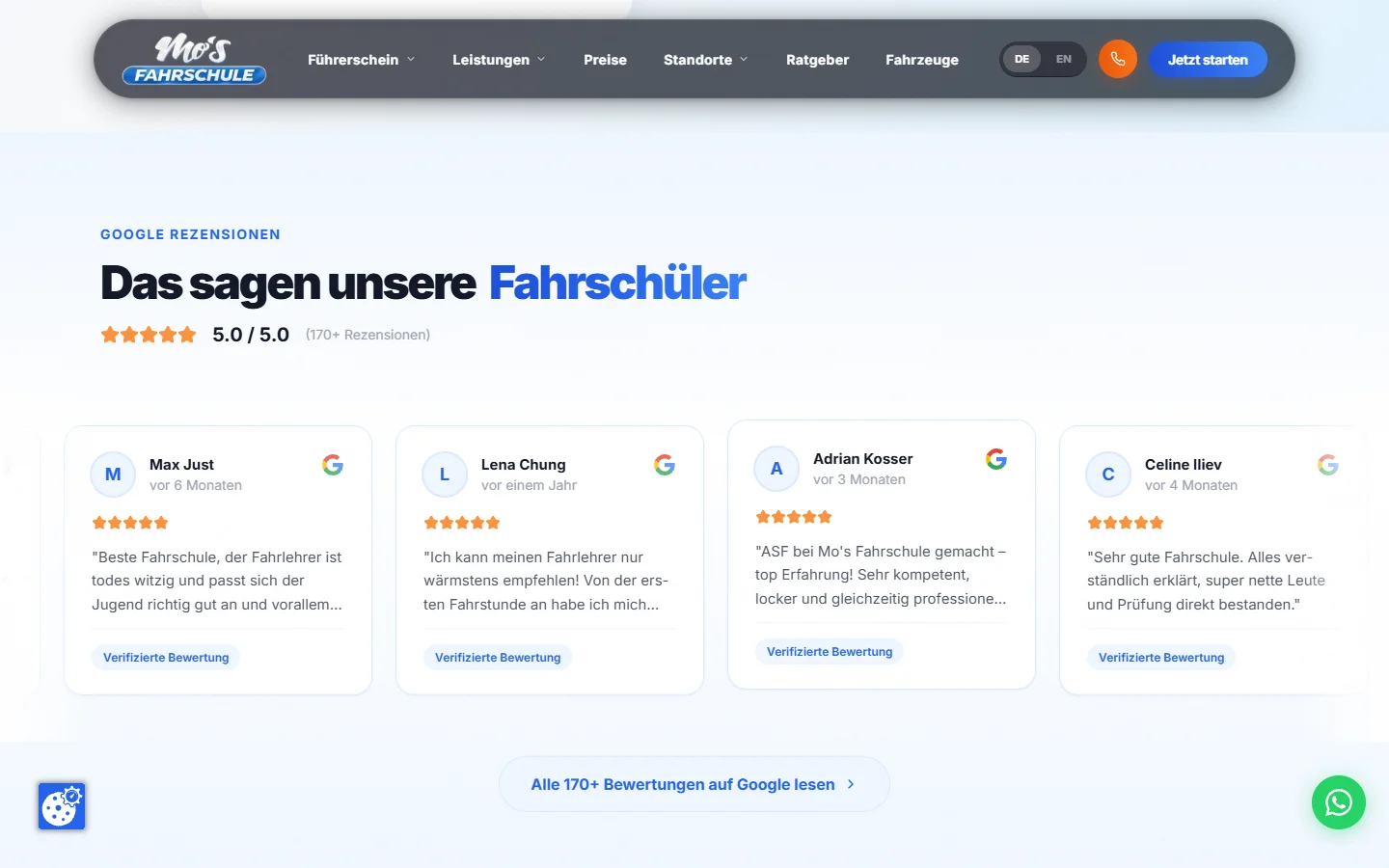 Mo's Fahrschule — Bewertungen