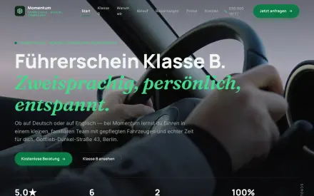 Fahrschule – Design-Entwurf von Webziger